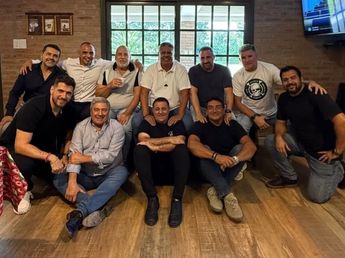 "Chiqui" Tapia en Córdoba: los presidentes de los clubes que lo acompañaron