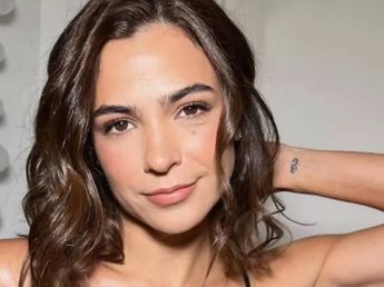 Agustina Cherri dio cátedra de estilo con un pantalón tiro alto color negro y lo combinó con el estampado de la temporada