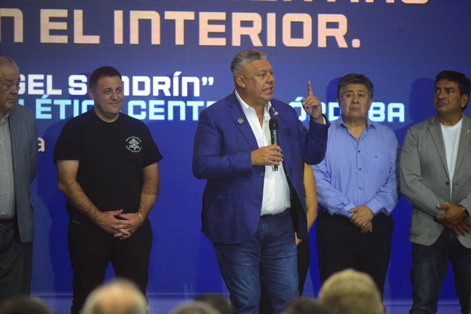 Claudio "Chiqui" Tapia en Córdoba.
