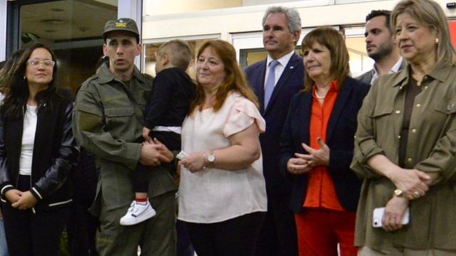 El regreso del gendarme Nahuel Gallo, tras su pesadilla en Venezuela.