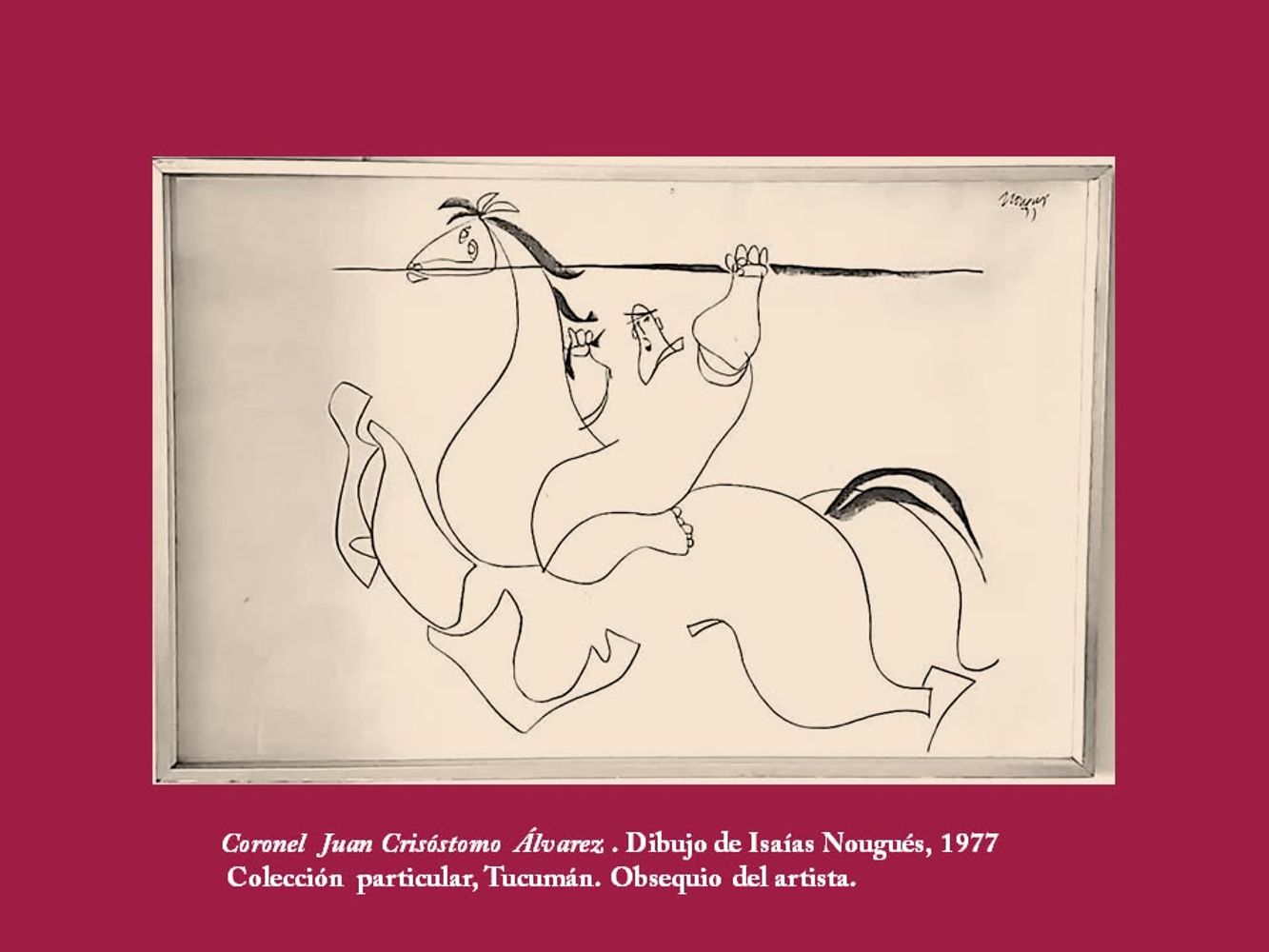 El Coronel Juan Crisostomo Alvarez.