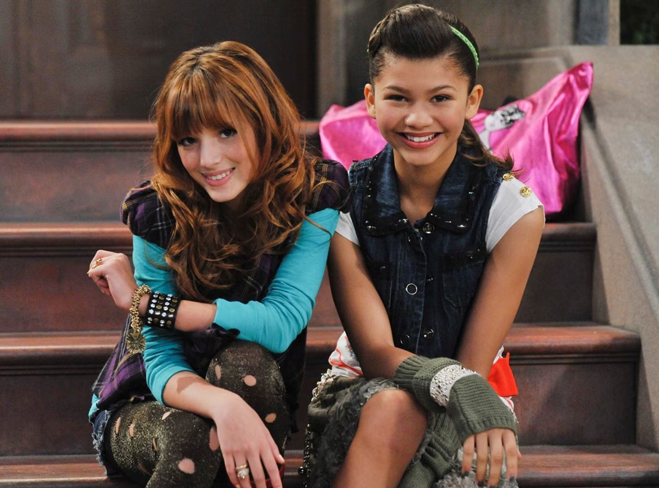 Bella Thorne y Zendaya cuando formaban parte de Disney.