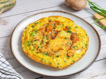 Chau papas: la tortilla de calabaza que se hace en 15 minutos y es el almuerzo más liviano de la semana