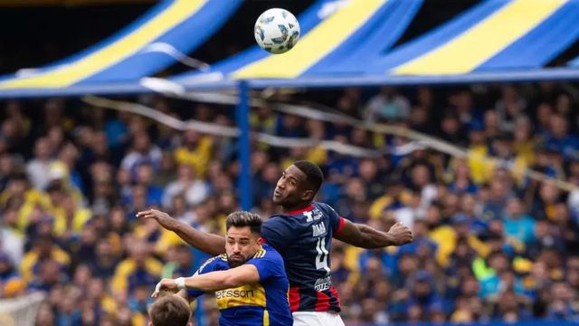 Boca vs San Lorenzo.