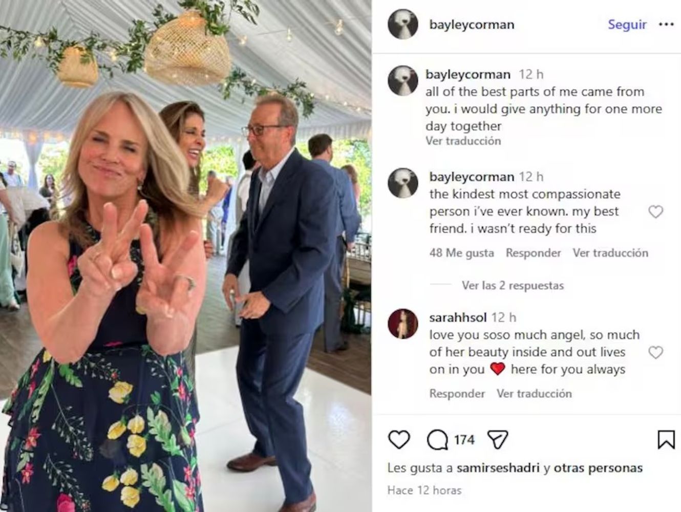 El mensaje que la hija de Jennifer Runyon usó para despedirse de la actriz.