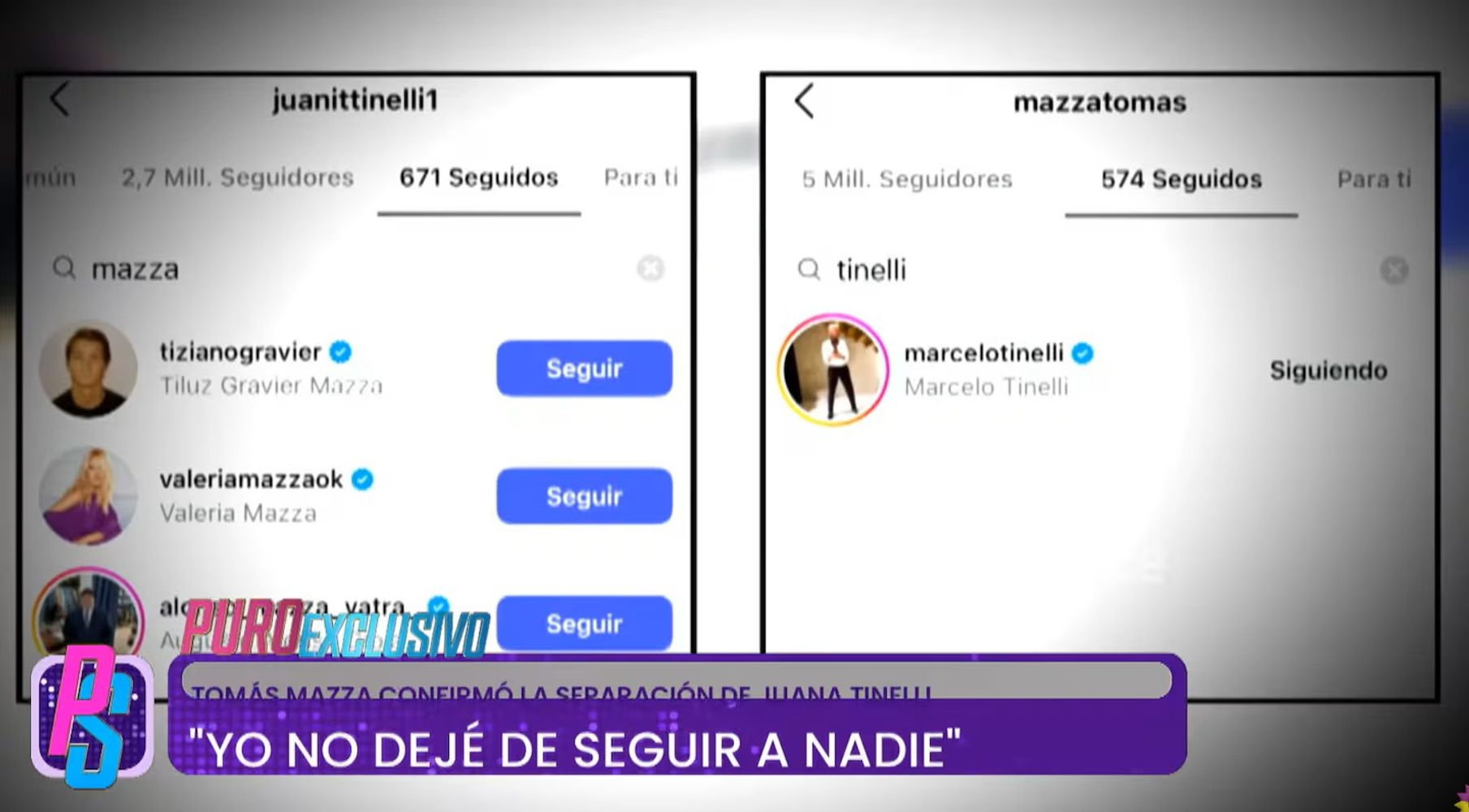 Tomás Mazaa y Juanita Tinelli