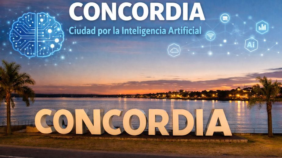Concordia fue seleccionada para integrar la Coalición de Ciudades por la Inteligencia Artificial