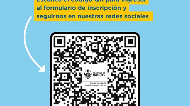 Presentan una nueva vía de acceso para el Boleto Estudiantil Gratuito.