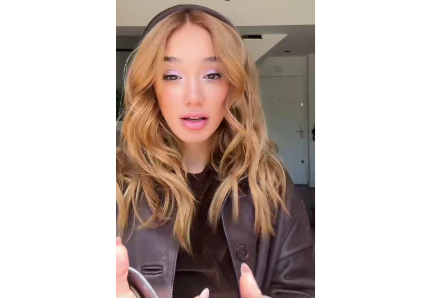 El nuevo look de Ángela.