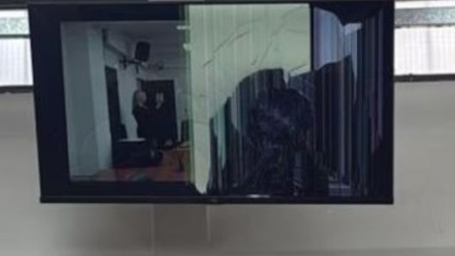 Un preso generó disturbios en una audiencia