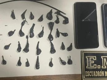 Detuvieron a dos motociclistas con cocaína y marihuana en la Ruta 38