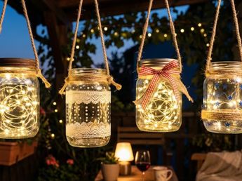 Cómo reciclar los frascos de mermelada y transformarlos en una linda lámpara de decoración