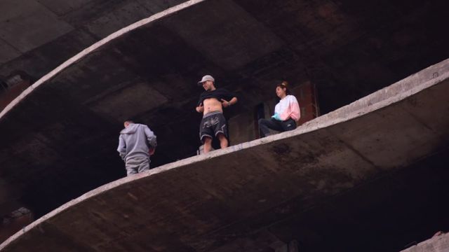 Okupas del edificio abandonado en Córdoba.