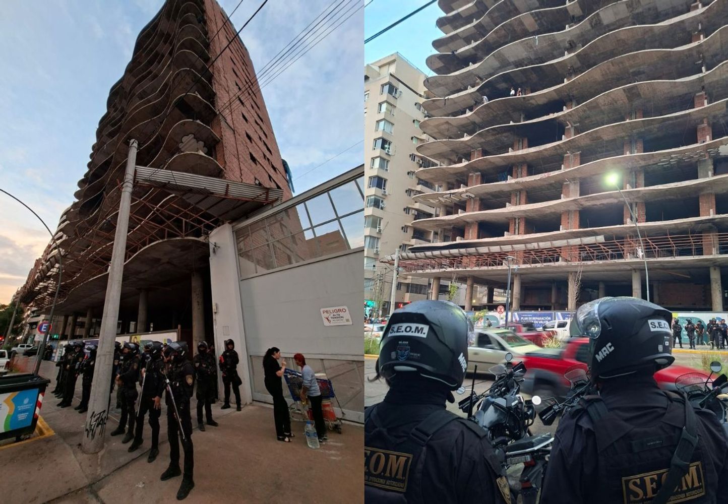 Desalojo de okupas en Córdoba.