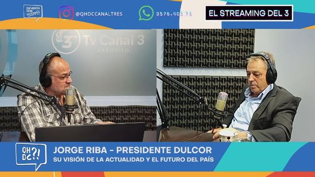 Jorge Riba en Que hubiera dicho Chicho Streaming de Canal 3 Arroyito