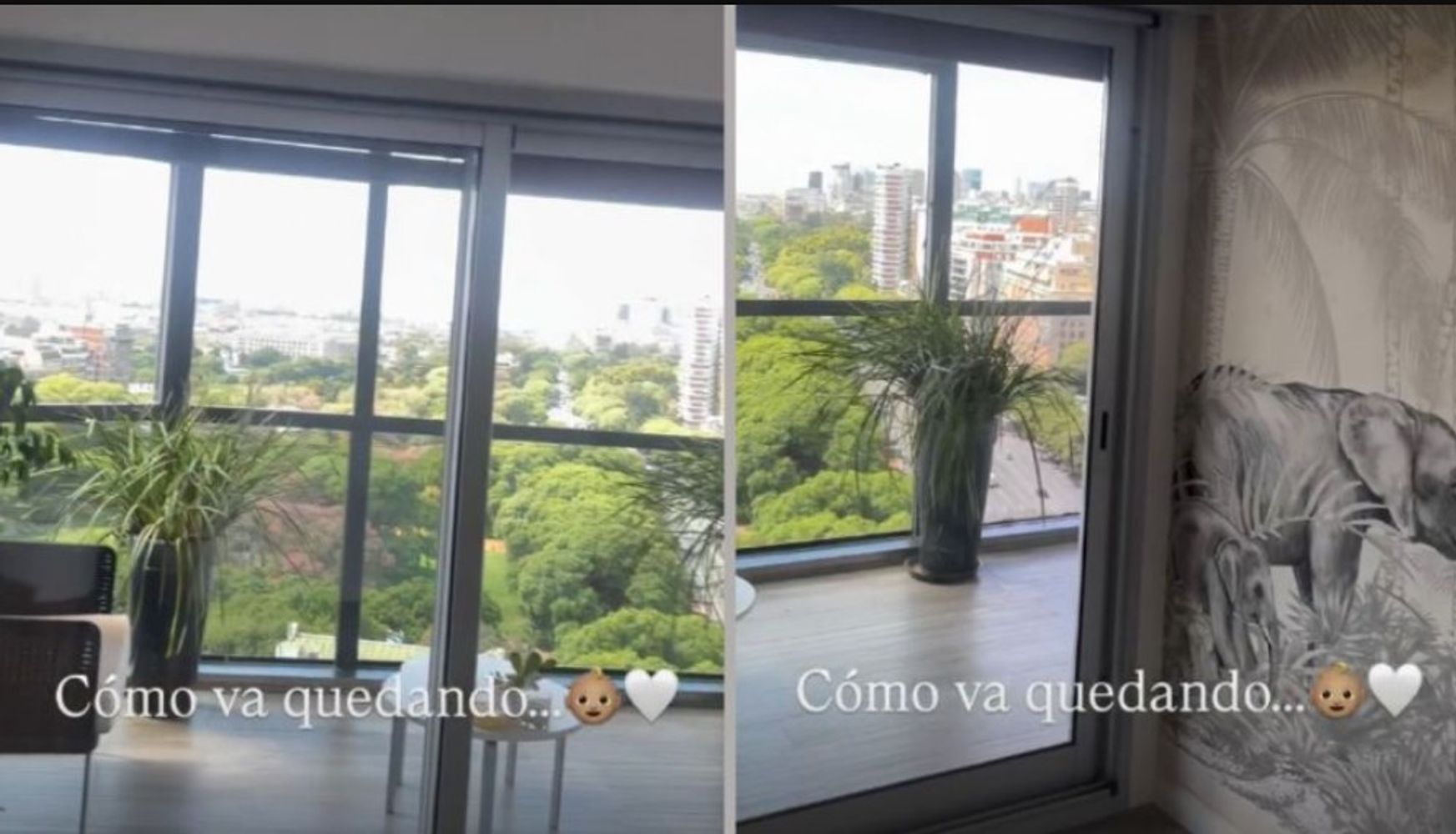 El mural de animales de la selva aporta color y personalidad a un ambiente pensado para el descanso y el juego.