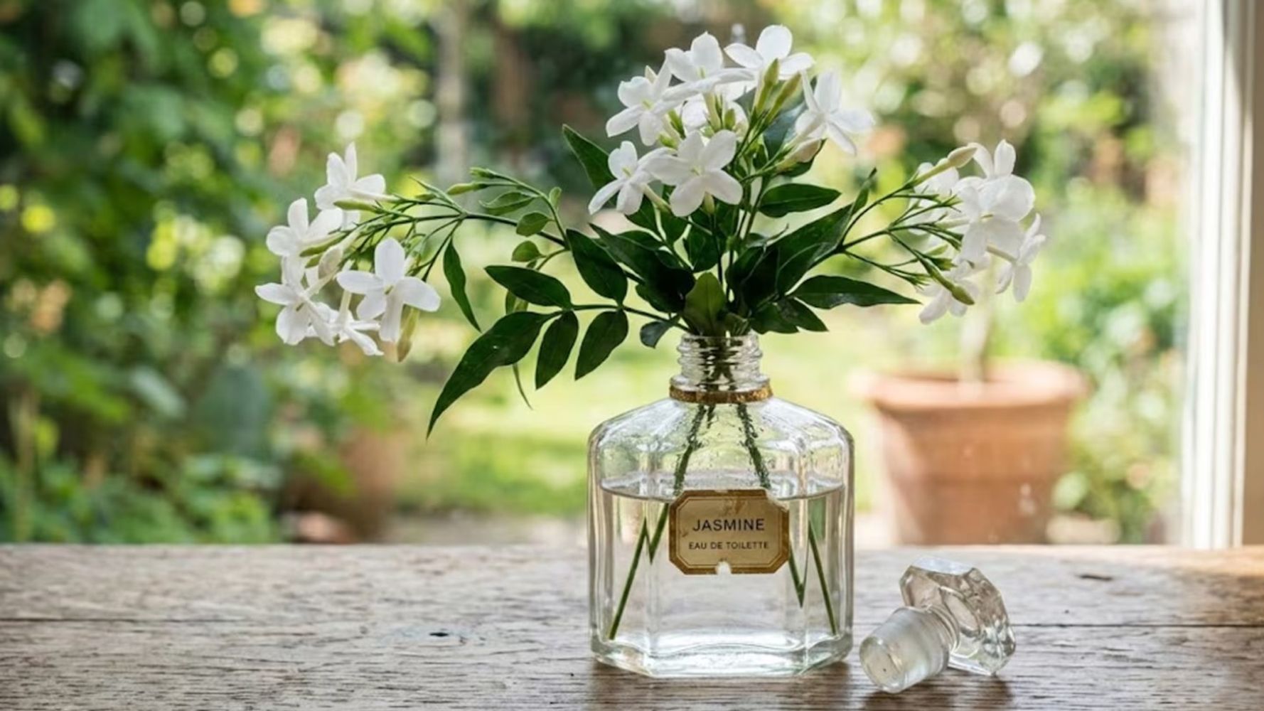 Convertidos en mini floreros, permiten exhibir flores frescas, secas o ramitas aromáticas con estilo.