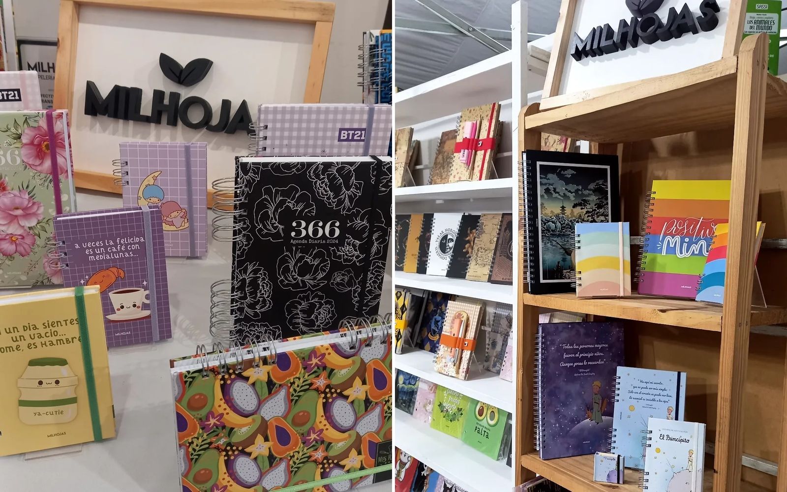 Un amplio catálogo de productos de papelería de diseño compone la propuesta de Cuadernos MilHojas, el emprendimiento familiar de tres jujeñas que se proyecta a toda la provincia y la región.