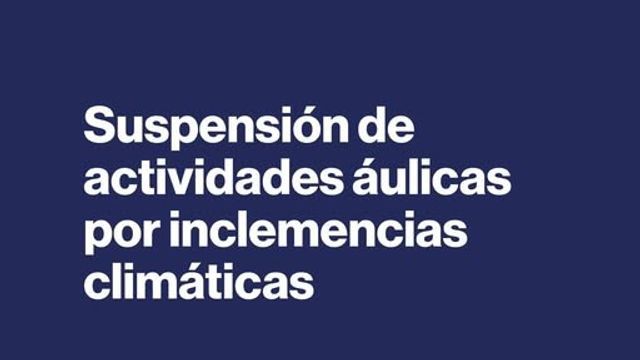 El mal tiempo obligó a frenar la actividad escolar en parte de la provincia