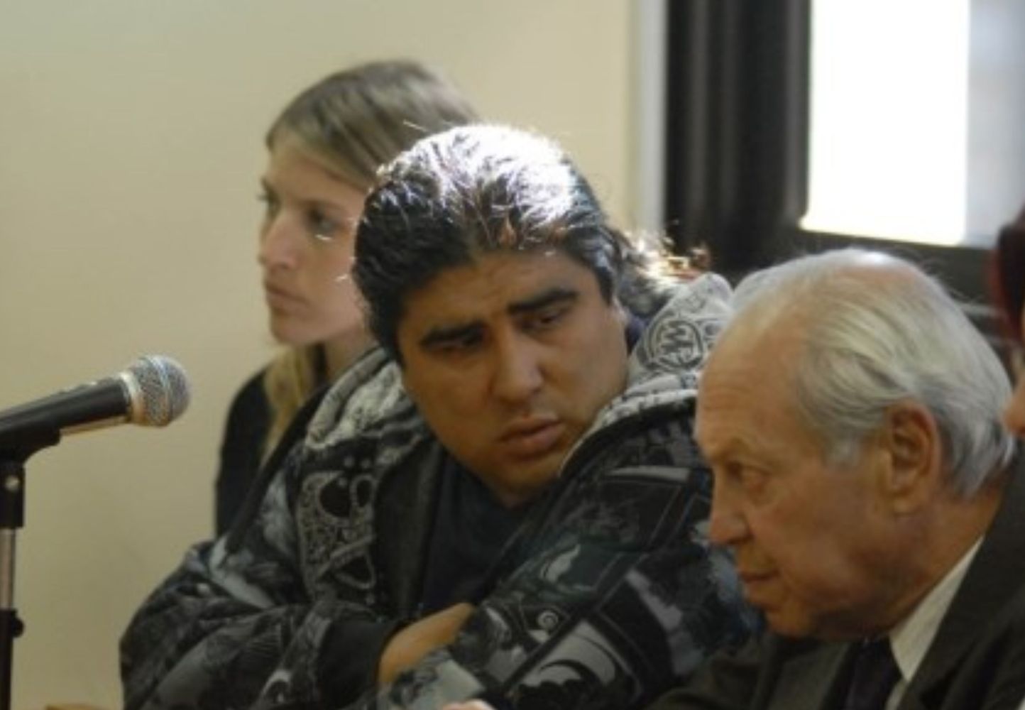 Chelo durante el proceso judicial que vivió hace más de 15 años.