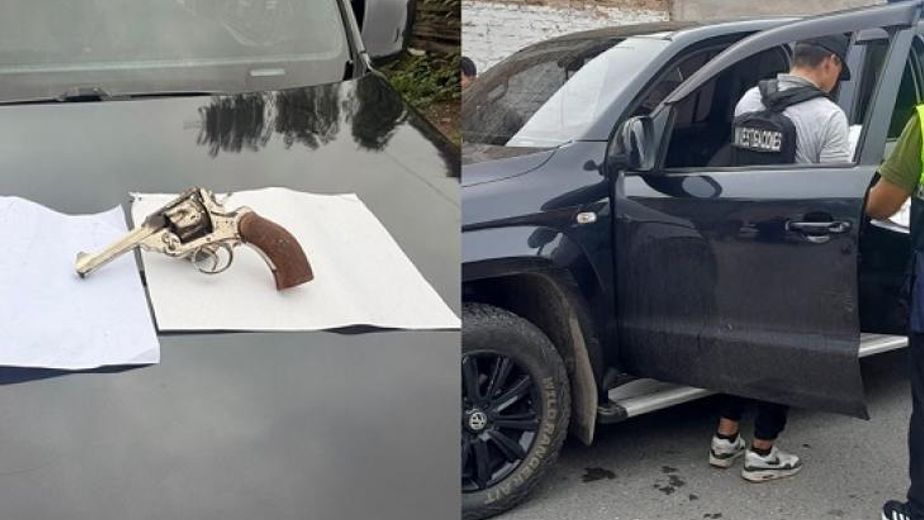 Secuestran una camioneta con pedido prendario y hallan un arma cargada