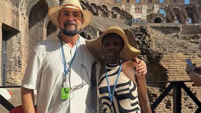 Jenny Mavinga y su marido