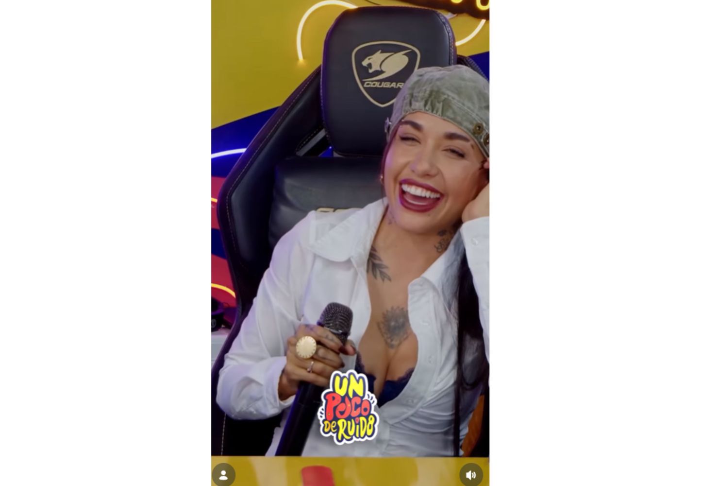 La cantante sorprendió a sus fans al cantar cumbia.