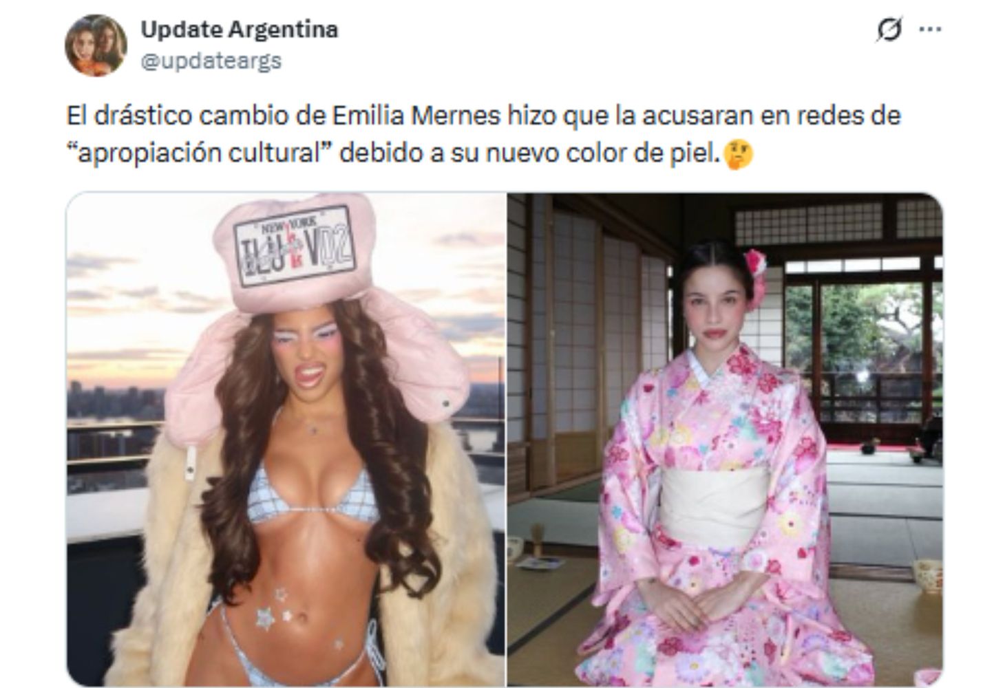 El tweet que causó polémica.