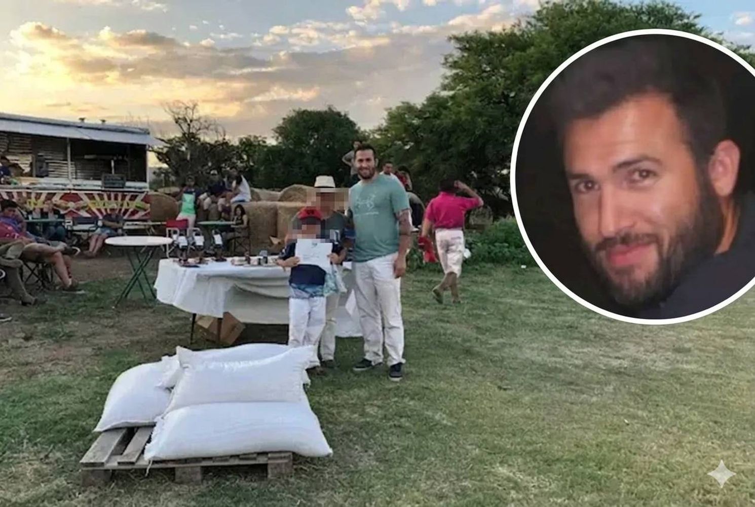 El acusado del crimen del policía habría usurpado la casa. 