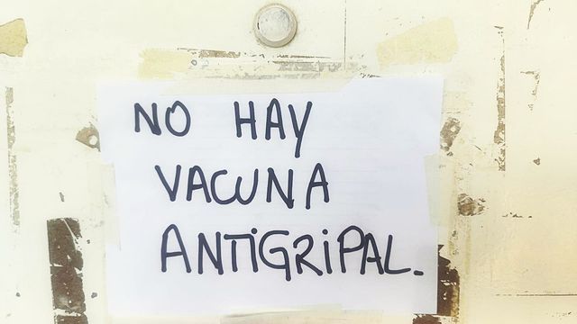 Vacunación antigripal.