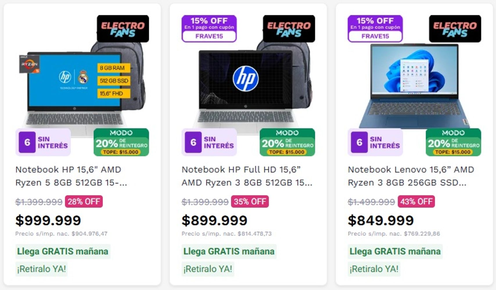 Ofertas en Frávega