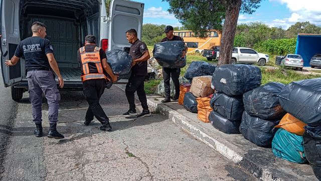 Mercadería para asistir a los damnificados