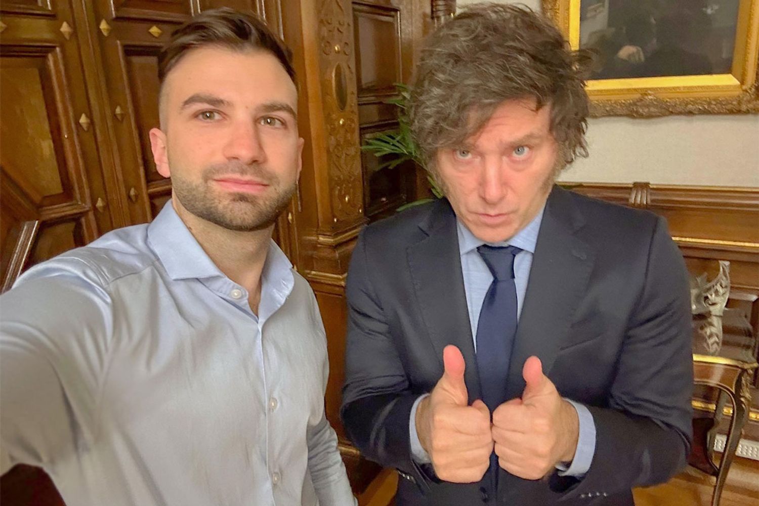 Javier Milei y el empresario Mauricio Novelli, y la clave en la investigación judicial por $Libra.