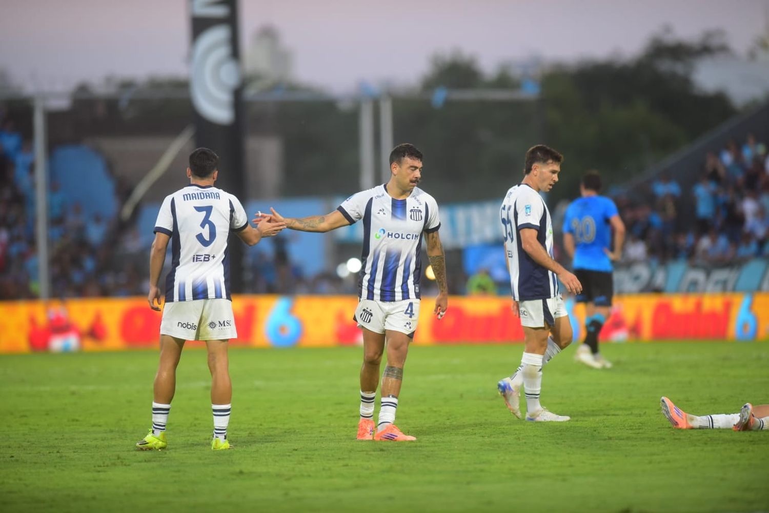 Matías Catalán, de los mejores en Talleres ante Belgrano.