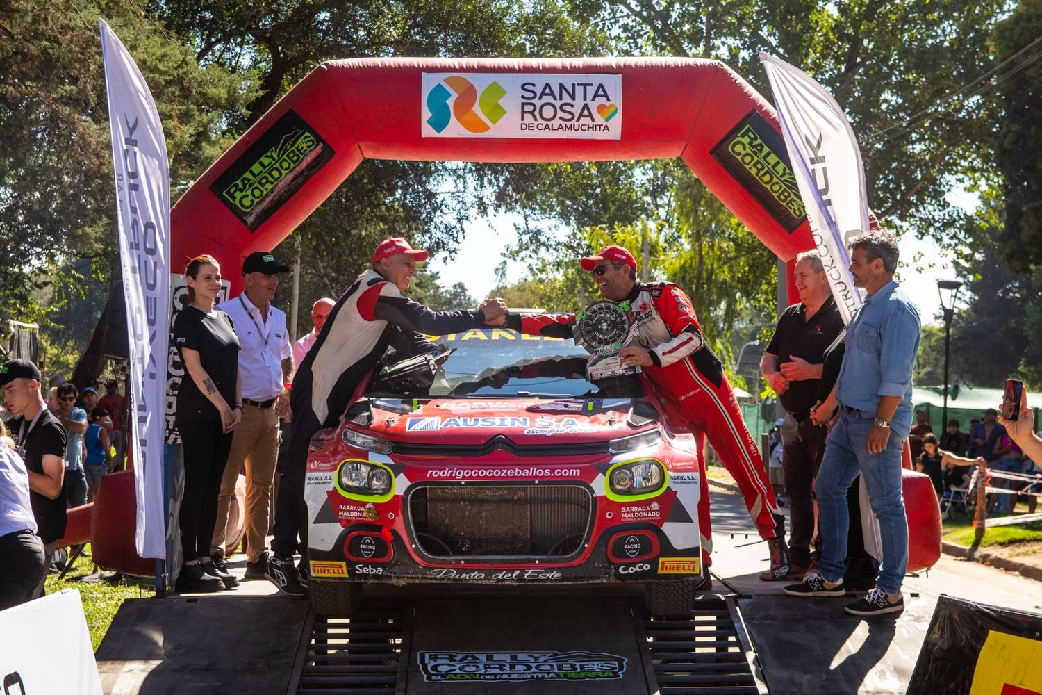 Rodrigo Zeballos/Matías Cardano con CitroënC3 Rally2
