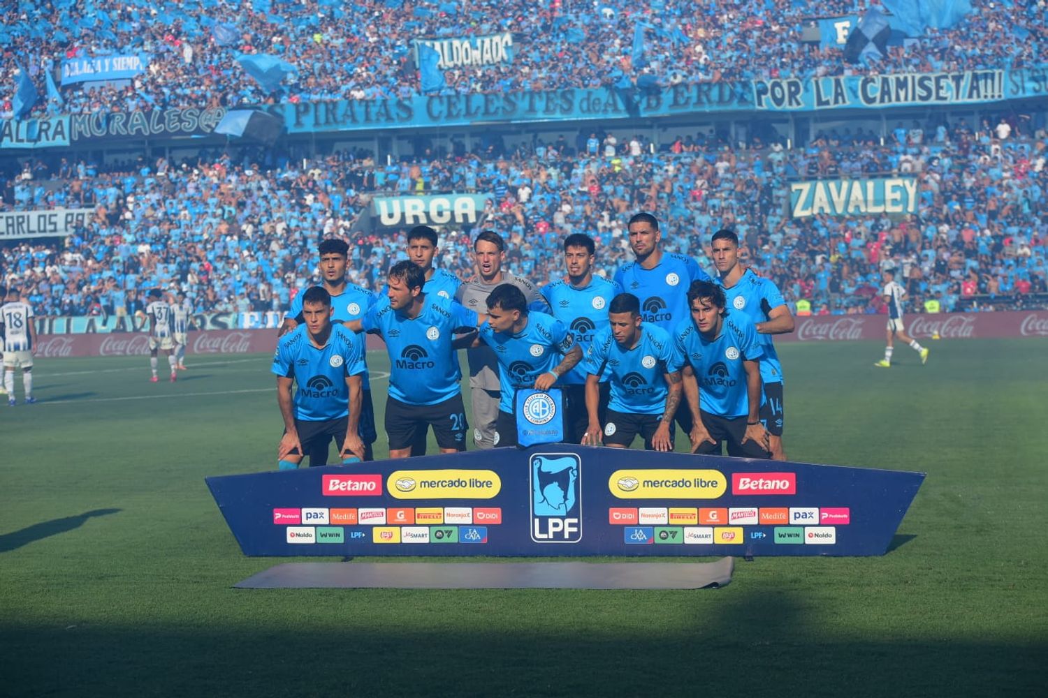 Belgrano en el clásico ante Talleres