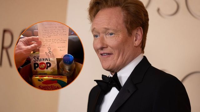 Ni caviar ni champagne: la "cajita feliz" que Conan O'Brien les regaló a las estrellas en los Premios Oscar 2026