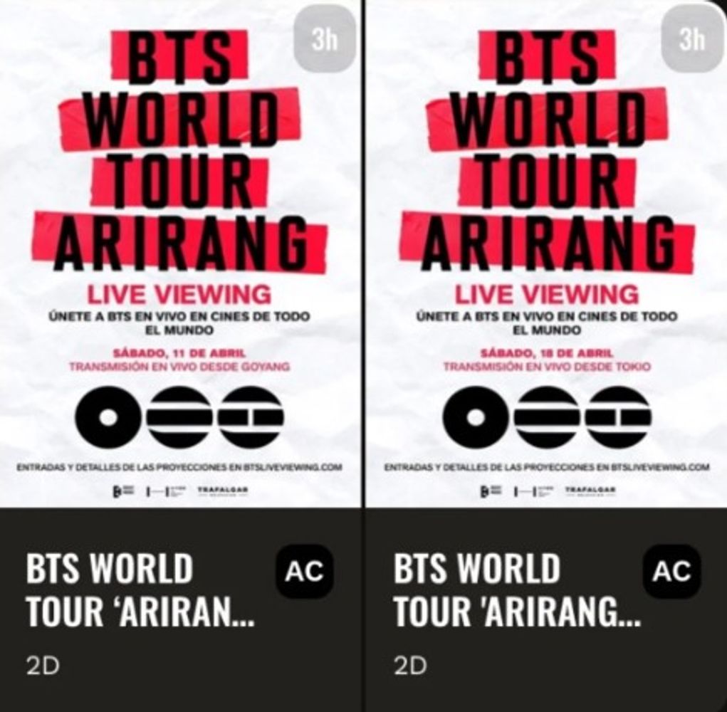 BTS se apoderará de los cines en Argentina.
