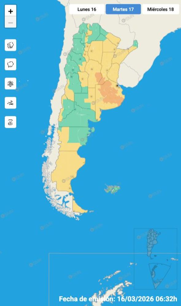 Clima en Entre Ríos