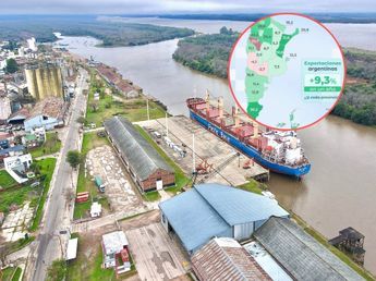 Exportaciones en alza: Entre Ríos registra el segundo mayor crecimiento del país