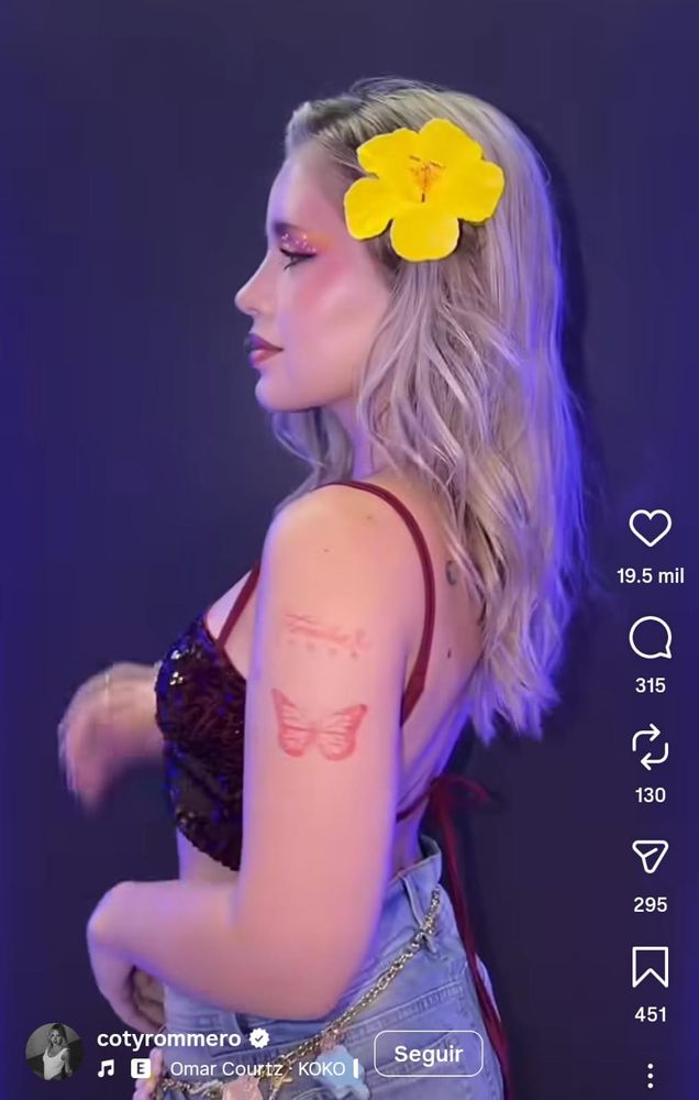 Minitop y mucho brillo: Coti Romero burló la censura y lució el look más diminuto de la temporada