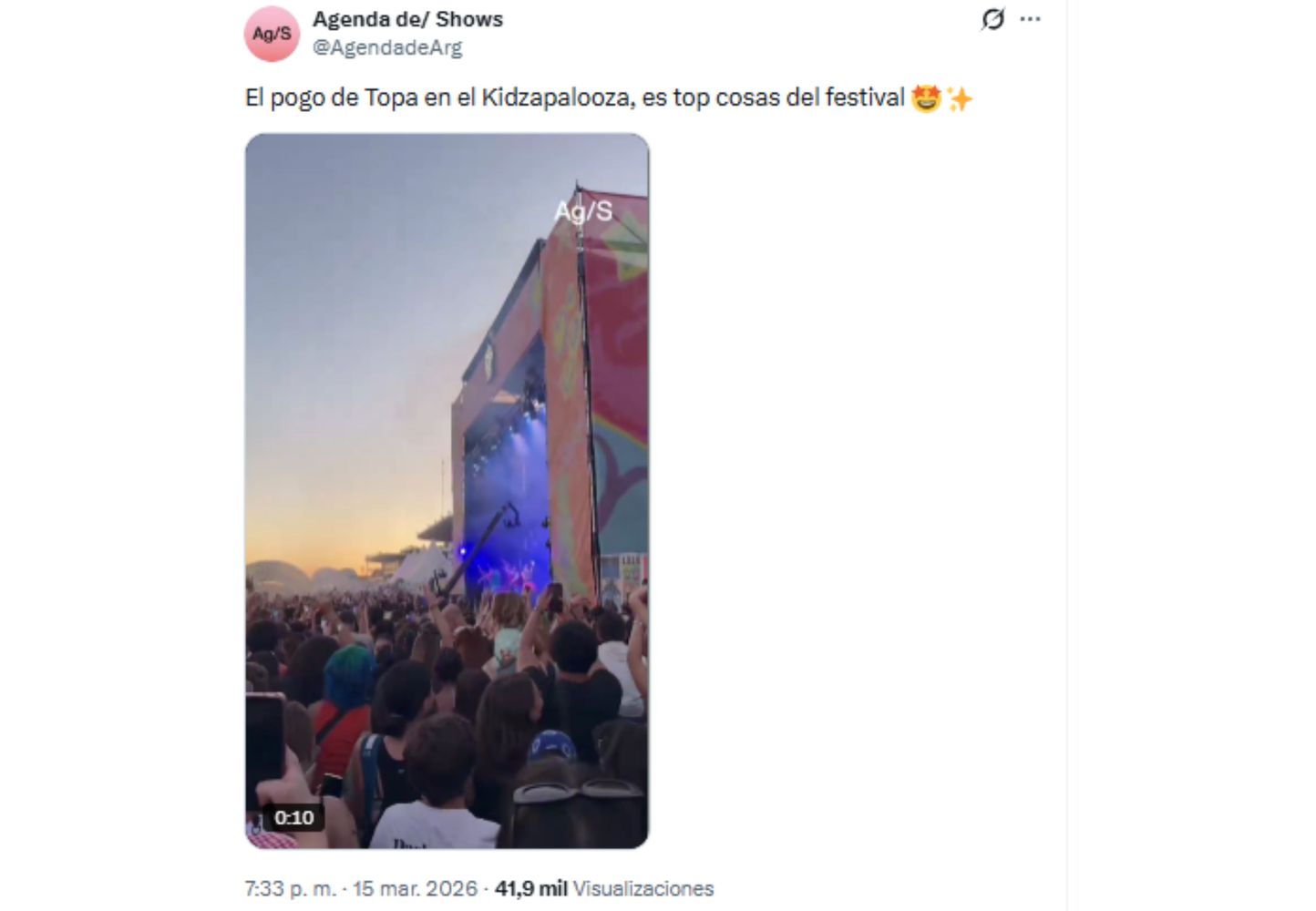 El pogo se hizo viral en las redes.