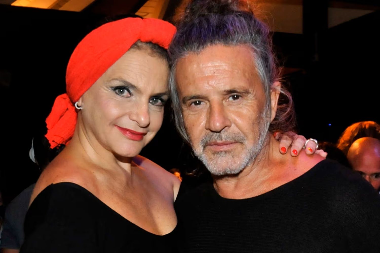 Osvaldo Laport y su esposa