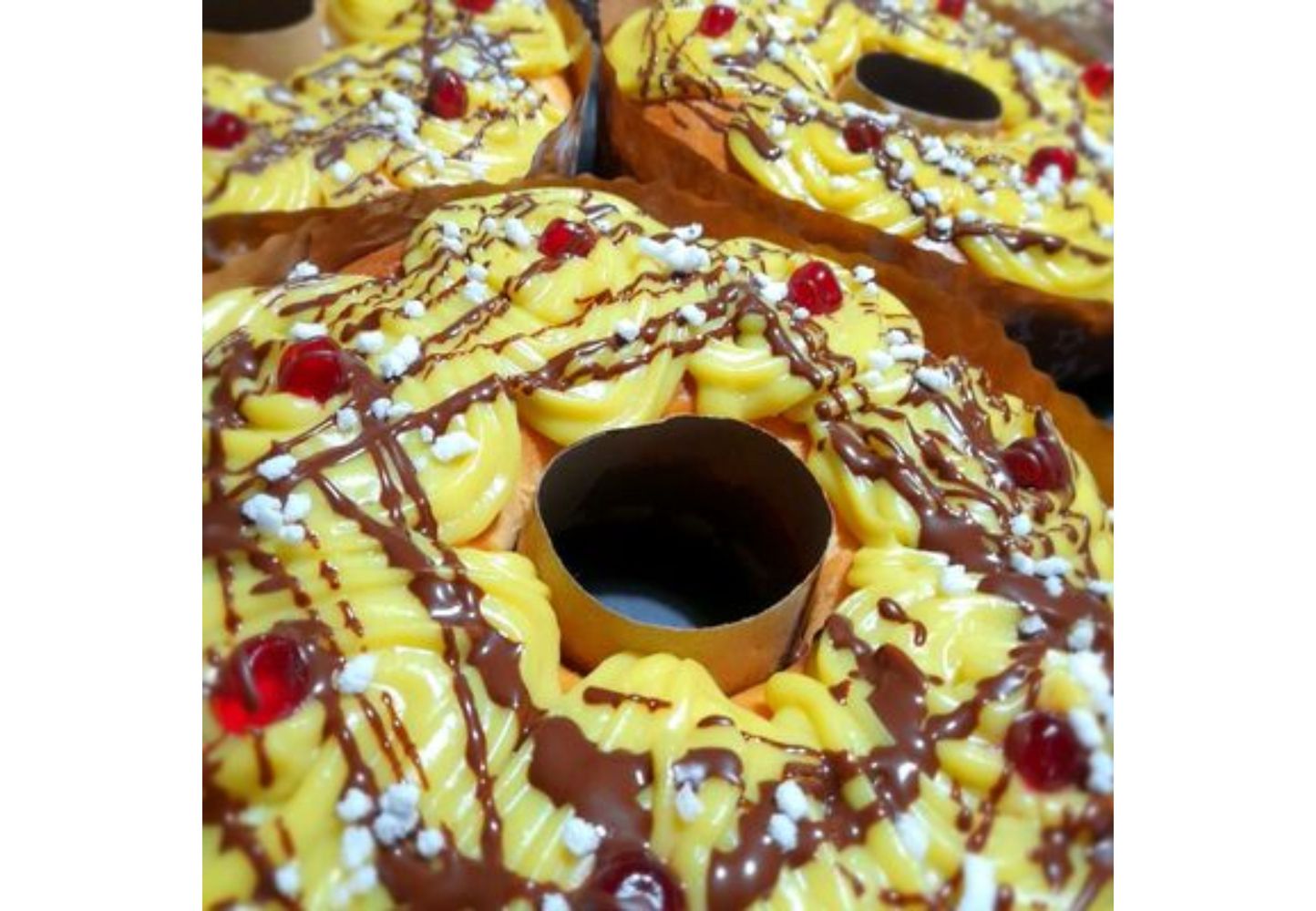 Rosca de Pascua casera.