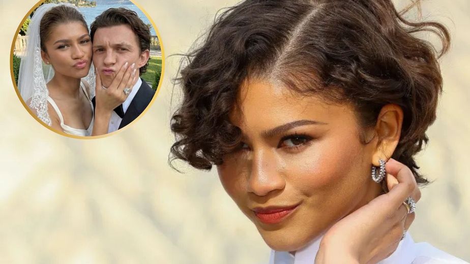 Sin filtros, Zendaya contó la verdad sobre las fotos virales de su boda con Tom Holland
