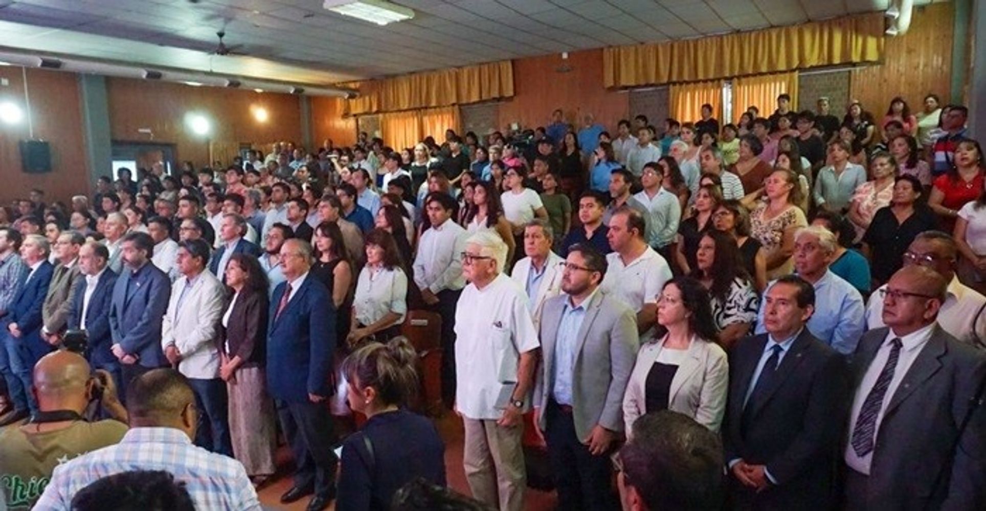 El acto de inicio de la carrera de Medicina en Jujuy tuvo lugar en el auditorio de la escuela técnica "Ing. Herminio Arrieta" de Libertador General San Martín.
