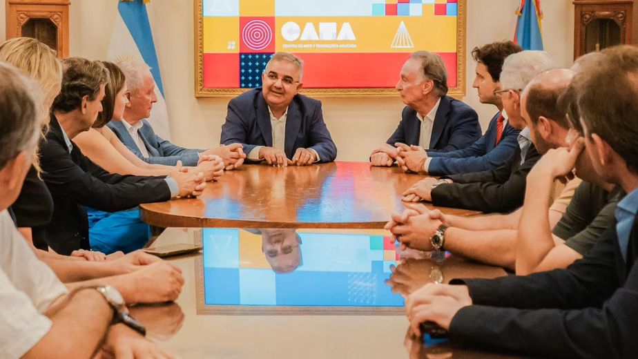 Jalil recibió a la Cámara de la Construcción y puso el foco en la obra pública