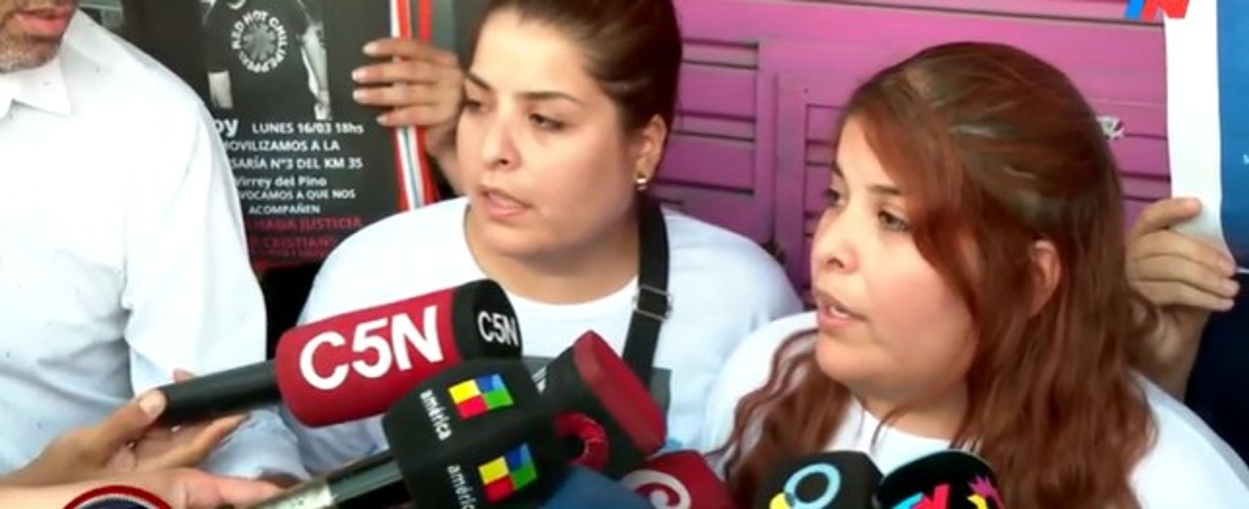 Las hermanas de Cristian Pereyra