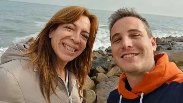 Lizy Tagliani y su marido