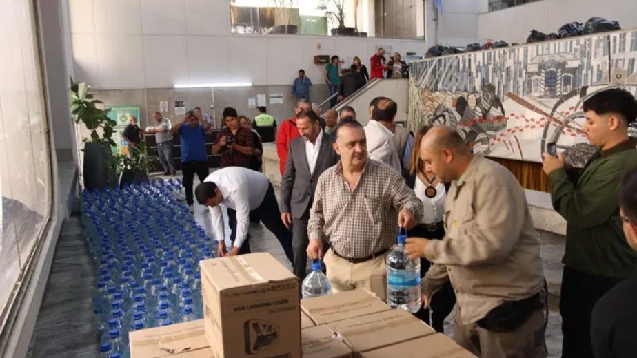 Juri valoró la colecta solidaria del Concejo para asistir a los inundados